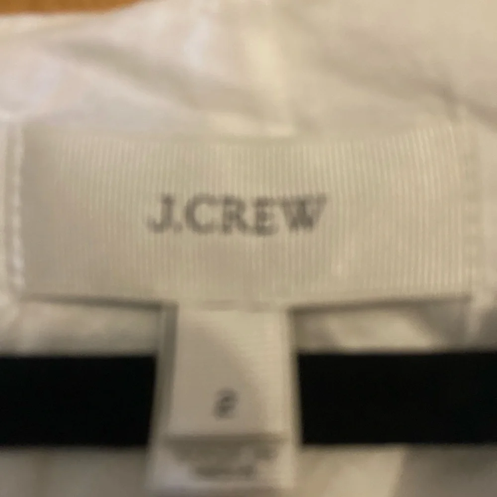 Women’s J Crew White Sleeveless V Neck Summer Dress, Size 2. - Picture 4 of 12